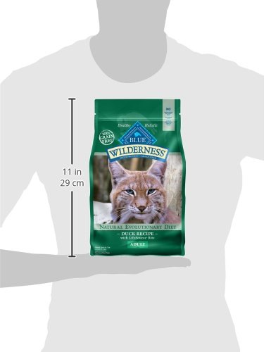 Blue Buffalo 840243105175 Wilderness Nature'S Evolutionary Diet High-Protein, Grain-Free Natural Dry Food For Adult Cats, Duck thumb #1