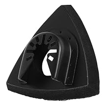 Oscillating Tool Sanding Pad for Multitool Oscillating Saw, WENESTR 1-Piece 3-1/8 in Triangle Sanding Pad for Surface Sanding, Mechanical Maintenance Cleaning, Polishing, Deburrin...