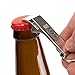 Keychain Bottle Opener - bartender bottle opener - Best Aluminum Bottle/Can Opener - Compact, Versatile & Durable - Vibrant Colors - Premium Keyring Bottle Opener - Ergonomic Design Silver