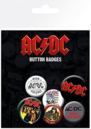 GB eye AC/DC Mix Pin Badge