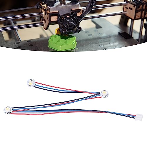 RGBW Mini Button PCB LED mit PTFE-Kabel, Langlebig, DC5V, für 2.4 Stealthburner, Kompatibel mit SB Tool Head Extruder
