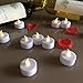 VETOUR 24pcs Tea Lights Candles Battery Operated: Realistic LED Flickering Flameless Tea Lights Steady Battery Long Lasting Fake Candles Decoration for Party and Craft Ideas