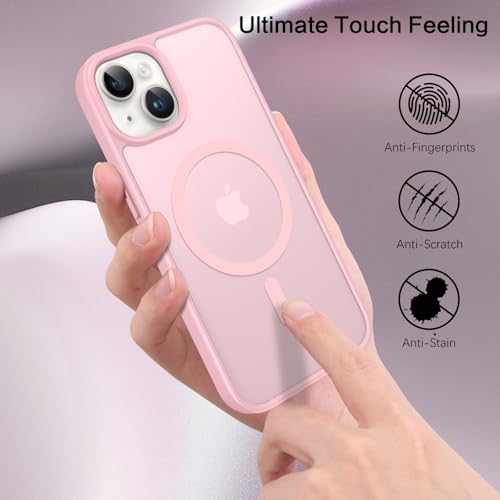 Coque magnétique pour iPhone 13 Mini et 12 Mini fine et translucide par BENTOBEN