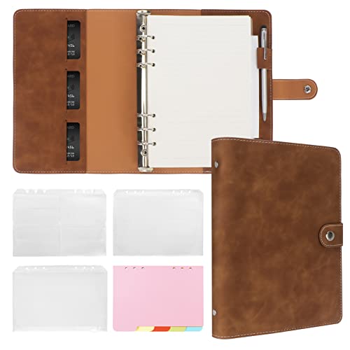 FYY Recharges Papier Ligné A5 - Lot De 4 Paquets (320 Pages) Pour Agendas 6 Anneaux
