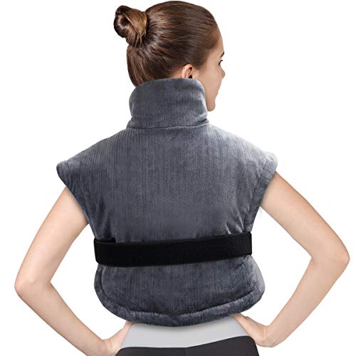 Tech Love Neck Heating Pad Electric Shoulder Heat Wrap with Auto Shut Off