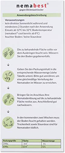 nemabest® cool HB+SF Nematoden zur Bekämpfung des Dickmaulrüsslers - 6 Mio. für 12m² – Ansicht 2