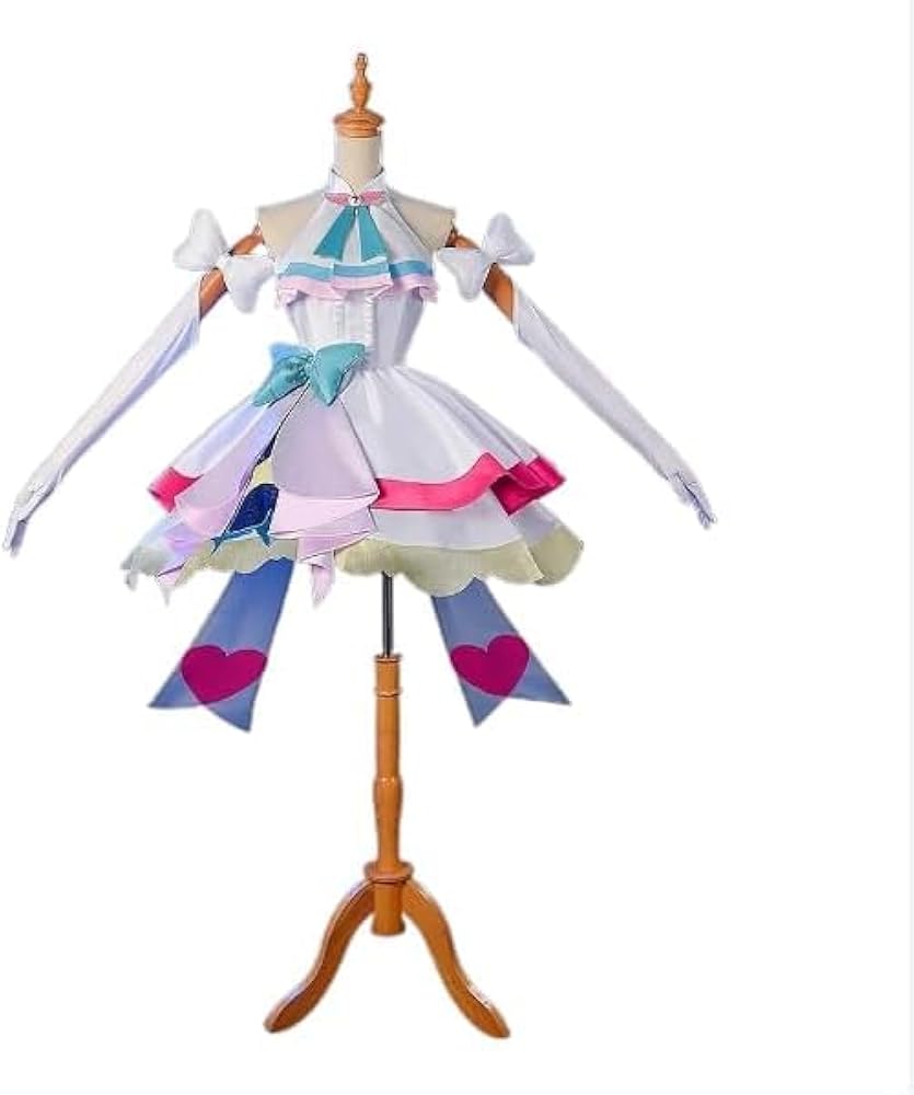 プリキュア 虹ヶ丘ましろ コスプレ 大きいサイズ ひろがるスカイ！プリキュア キュアプリズム 虹ヶ丘ましろ
