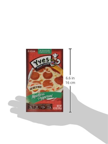Yves, Vegan Pepperoni Slices, 4.2 oz