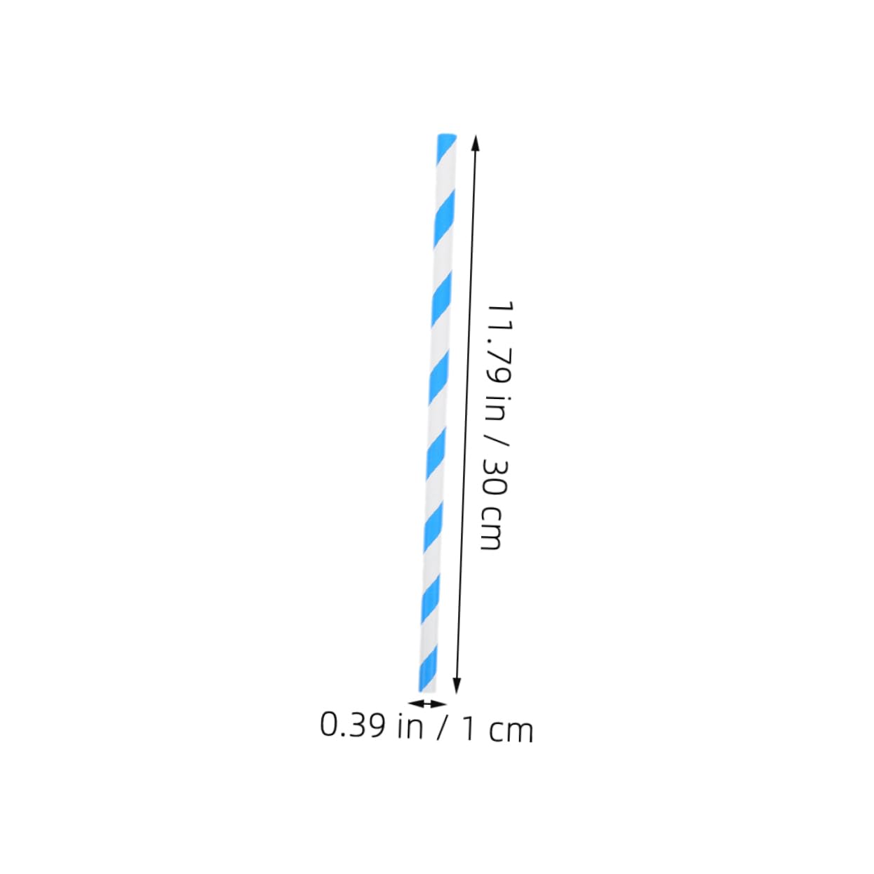Mikinona Zuckerwatte Stäbe 10x300mm aus Papier, 150 Stück für Maschinen