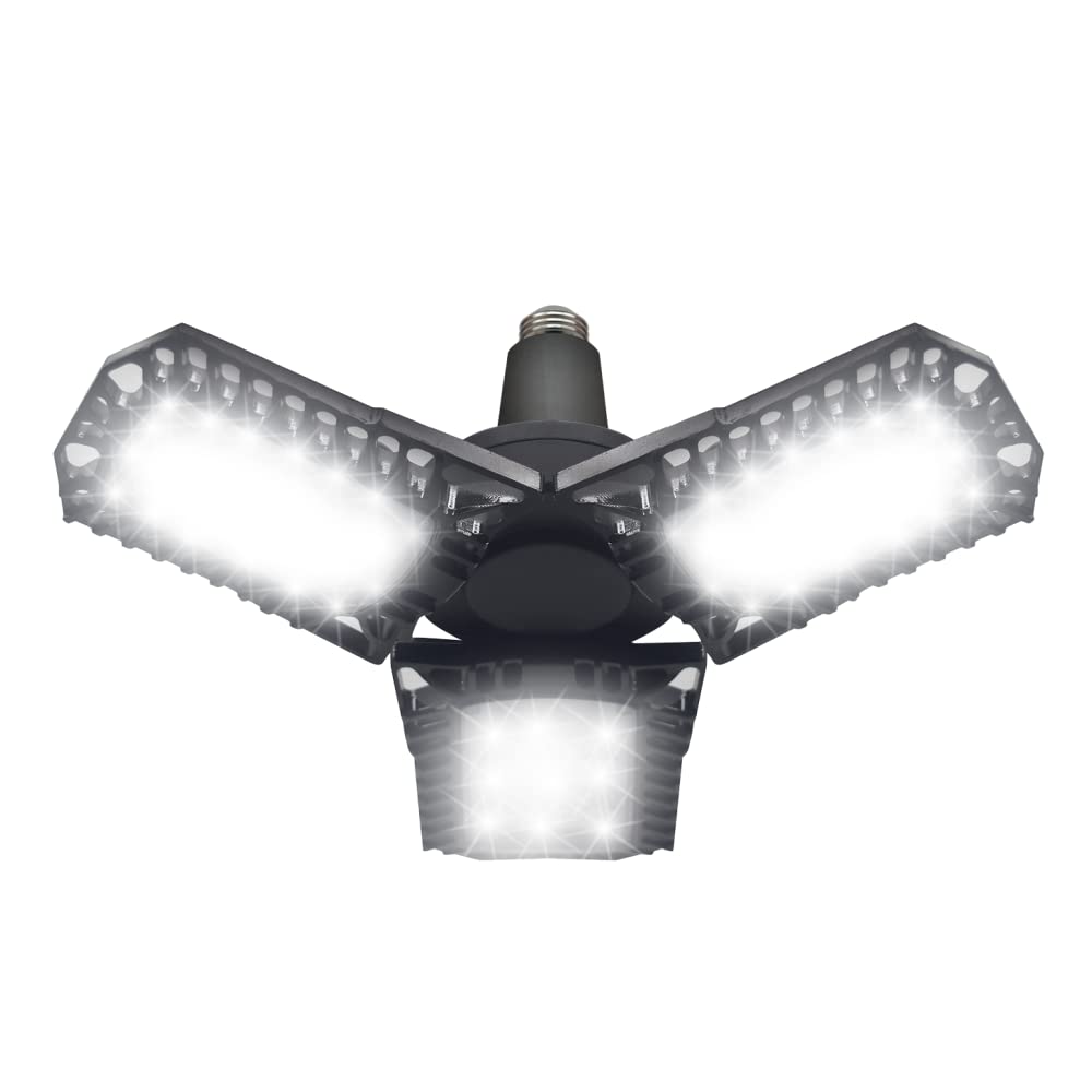 BRIGHT LIVING Led Garage Light Black