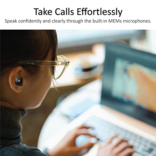 Iluv Mybuds Wireless Earbuds, Bluetooth 5.3, Built-In Microphone, 20 Hour Playtime, Ipx6 Waterproof Protection, Compatible With Apple & Android, Includes Charging Case & 4 Ear Tips, Tb100 Black #TOP5