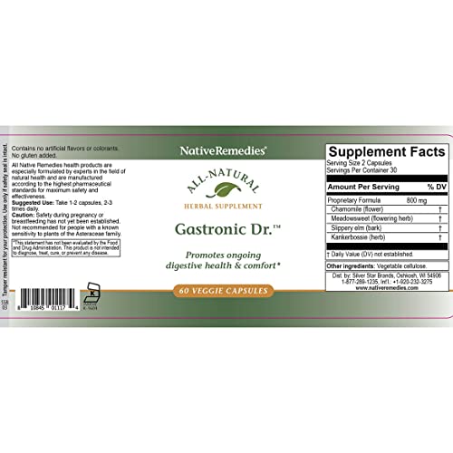 Image of NativeRemedies Gastronic Dr. Veggie Cap 2 Pack