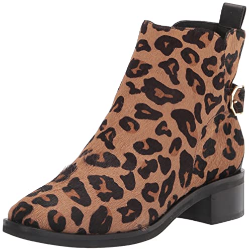 Cole Haan Women's Kimberly Proof Bootie Ankle Boot, Water Resistant Mod Leopard Haircalf/Leather, 7.5 #TOP27