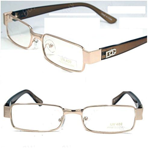 Mens Womens DG Clear Lens Frames Glasses Designer Fashion Optical RX Nerd 32