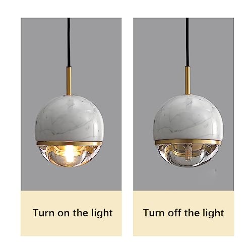 Candelabros esféricos de mármol perfectos para iluminar dormitorios modernos 7
