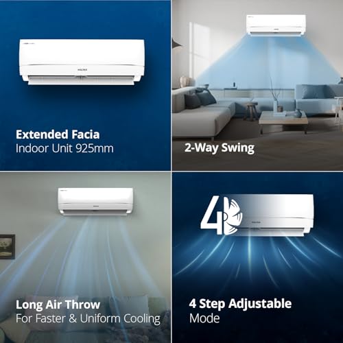 Image of Voltas 1.5 ton, 3 Star, Hot & Cold Inverter Split AC (Copper, 4-in-1 Adjustable Mode, Anti Fungi Technology, SAC 183VH Vectra Zenith Silver)