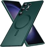 RUNGOS for Samsung S23 Ultra Case MagSafe, with Camera Lens Protectors [Stable Magnetic] [All Round Protection] Stylish Soft Shockproof for Samsung Galaxy S23 Ultra Case Cover 2023, Dark Green