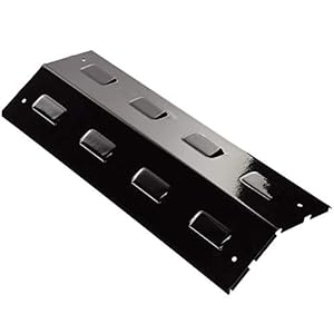 BBQ-Element Grill Heat Plate Shields Replacement for BBQ Pro 415.23668310 and Charbroil 463620415, 16 13/16″ Porcelain Steel Heat Tent Burner Cover for Aussie and Thermos Grill (1-Pack)