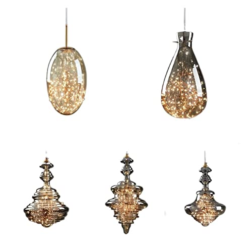 Lampe en cuivre complète et cristal nordique pour une élégance moderne