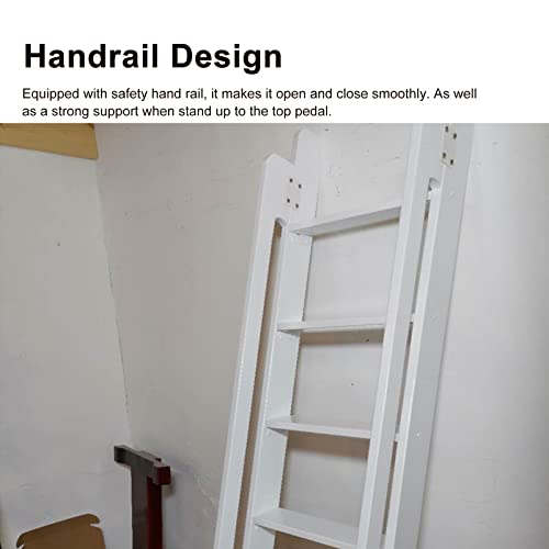 Escalera para litera de madera maciza de 78,7 pulgadas resistente y estable 8