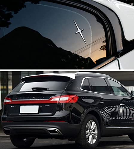 Image of 3D Cars Sport Badge Metal Sticker, Body Car Rear Trunk Fender Side Emblem Badge Decal Logo Compatible with Lincoln MKS MKT MKX Navigator Continental Corsair Aviator