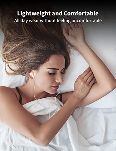 MFi認証済 iPhone イヤホン 有線 マイク 付き 純正 Lightning ライトニング イヤフォン カナル 型 テレワーク ノイズキャンセリング iPhone 14/14 Pro/14 Pro Max/13/12/11/X/XR/XS/XS Max/8/8P/7/7P/iPad/ipod対応 磁気 重低音 通話対応 リモコン付き ケース付き 白