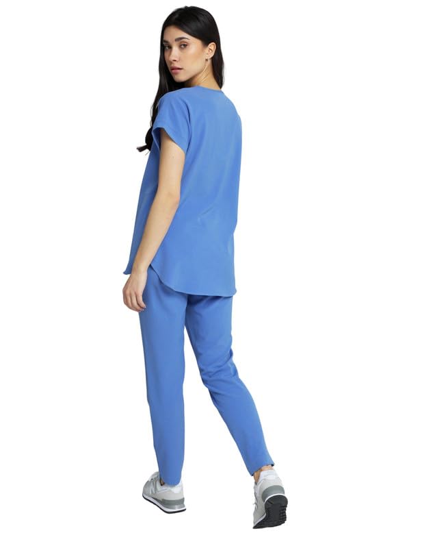 Pantaloni medici da donna per il medico e la cura – Pantaloni da lavoro per la medicina elegante e confortevole con elastico – Abbigliamento professionale