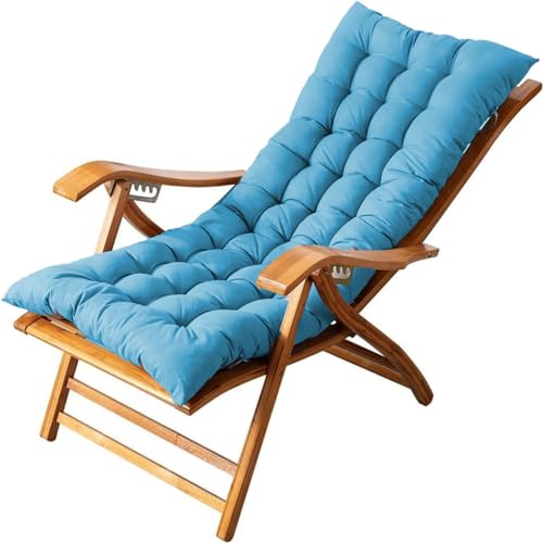 BangDon Coussin épais pour chaise longue, chaise à bascule - Couleur unie - Plusieurs dimensions - Matelas doux et confortable pour mobilier d'extérieur,...