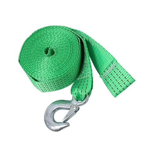 Montesy Winch Strap with Hook for Towing Vehicles Replacement Heavy Duty Strap Boat Trailer Accessories 19.7/26.2/32.8ft