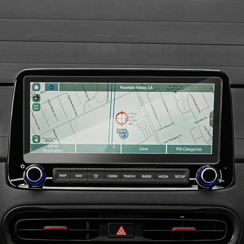 Film écran GPS voiture anti-reflet pour Hyundai Kona 2021 sans traces de doigts