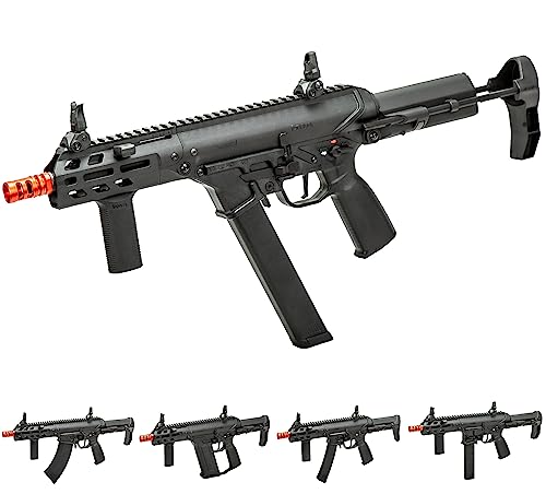 KWA KO Series Airsoft Rifle BB Gun, Electric Airsoft Rifle with 2.5 VPS Gearbox, MOSFET Compatible AEG (Raine 4), Black