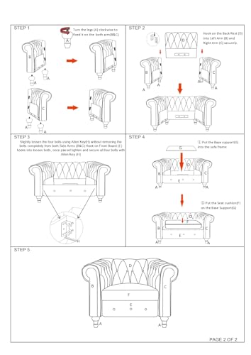 Sillón Cuero Sintético Blanco Plegable miniatura 5