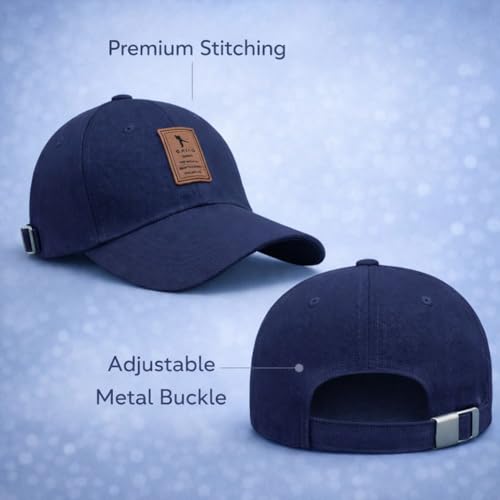 Image of Baseball Cap for Men Original Adjustable Unisex Cap, Mens Caps Stylish, All Sports Type Caps or Hats, Free Size, UV Protection, Sports Cap for Men's, Outdoor Casual Wear (Pack of 1)