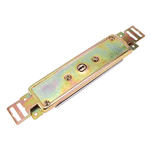 Sourcingmap Office Silver Tone Metal Rolling Shutter Door Lock w 3 Keys - Image 3