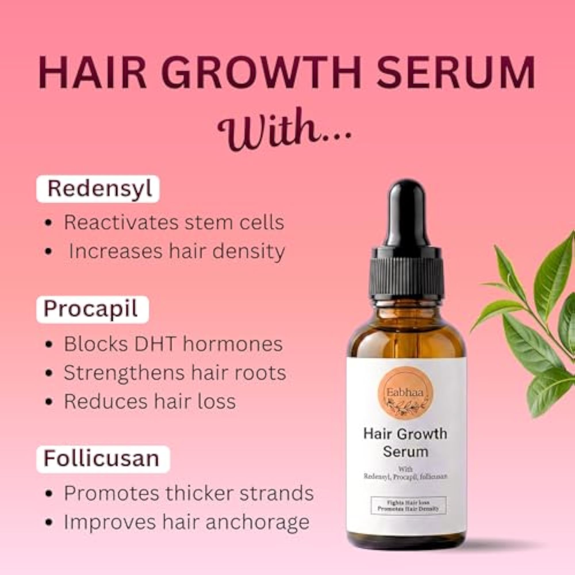 Hair Growth Serum with Redensyl & Procapil
