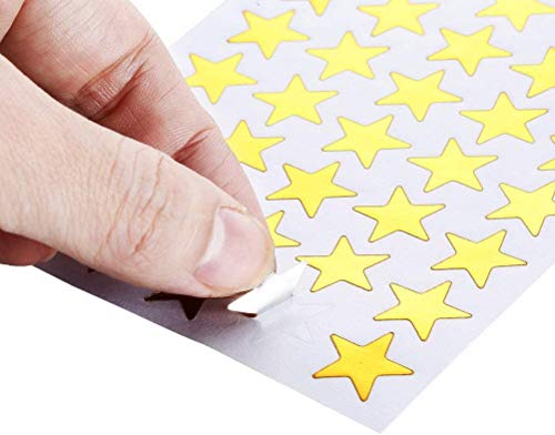 TOYMYTOY 30 feuilles mérite récompenses étoiles autocollants coloré étoiles autocollants pour enfants Motivation