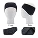 Medsuo 2 PCS Fleece Ear Warmers for Men Women, Soft Earmuffs Comfortable Winter Headband Ear Muffs Warm Ear Covers for Cold Weather Running Cycling Ski (Black)