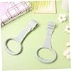 ANDRESLAD 4 piezas Anillos Deportivos para Bebés de para Desarrollo de Brazos Asistente de Marcha Seguro para Pequeños Cunas y Corralitos Color Gris #1