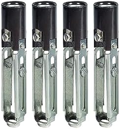 Aspen Creative 21324-4, Candelabra Adjustable Keyless Sockets, 4 Pack image 3
