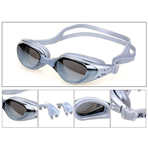 Lunettes de plongée miroir de nage imperméables et sceau de natation UV - 4