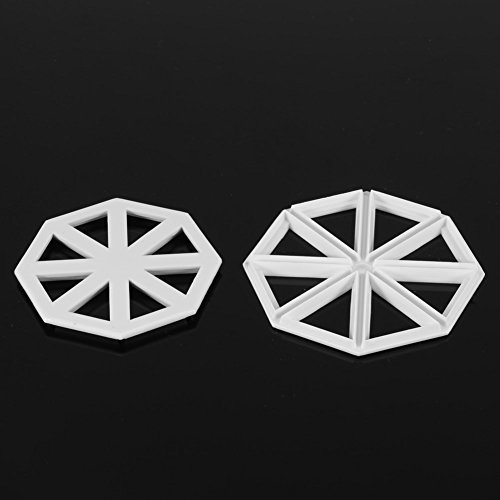 Set 3 moldes banderines para decorar pasteles plástico miniatura 3