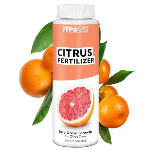TPS NUTRIENTS Citrus Fertilizer for All Citrus and Fruiting Trees, Liquid Plant Food 8 oz (250mL)