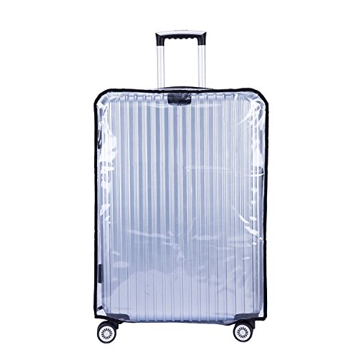 CSTOM Taglia Larga Transparente PVC Funda Protectora de Maleta Equipaje 30 30" (54cm L x 34cm W x 75cm H)