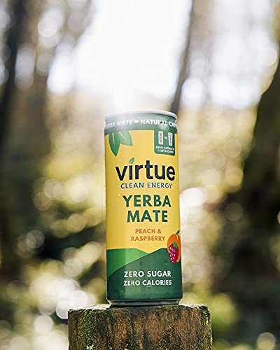 Virtue Yerba Mate - Bebida Energética Natural - Sin Azúcar, Cero Calorías, Vegana, Cetogénica, Sin Gluten, Vitaminas del… - Imagen 8