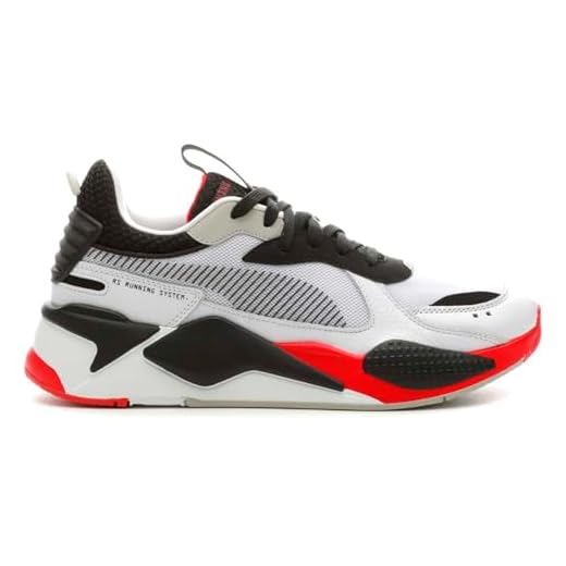 PUMA Tênis masculino Rs-x Home com cadarço, Branco, 41