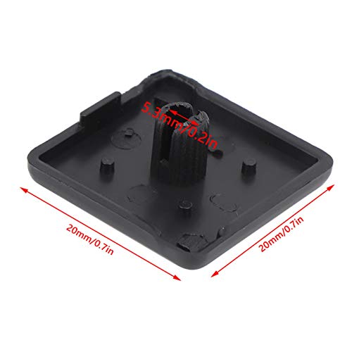 Image of 50pcs Plastic ABS Accessories End Black for EU Aluminum 2020 3030 4080 Nylon Endcap(EU Standard 3030), Other Attachments, Biscuits Plugs Aluminum End Plug endcap-Beauty