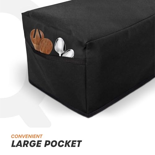 Image of Cranique Dust Proof Water-Resistant Wet Grinder Cover for Table Top 2 Litre Ultra Grind+ Gold - Black