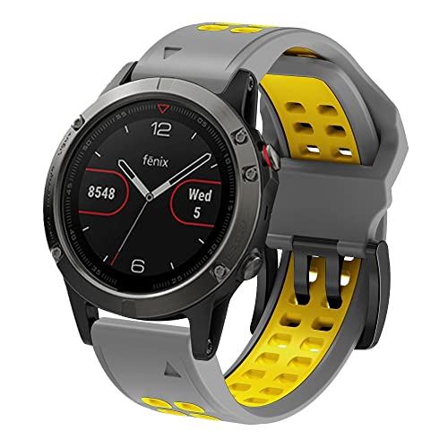 Correa de 22 mm para Garmin Fenix 5 Plus y Forerunner 945 ajustable 4