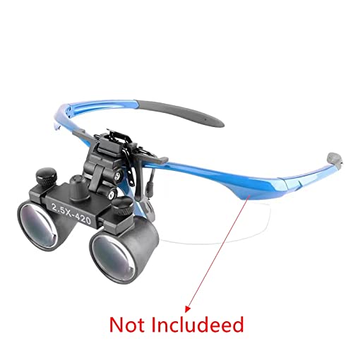 Lupa de aumento de clip con clip de metal para gafas (2.5X)