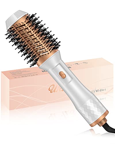 Hair Dryer Brush Hot Air Brush in One, One-Step Hair Dryer and Volumizer Blow Dryer Brush, 4 in 1 Negative Ion Hot Air Styler for Drying, Straightening, Volumizing, Lightweight Hairdryer Brush